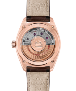 Alternative view of Omega CONSTELLATION GLOBEMASTER 39 mm, Sedna™ gold on leather strap 130.53.39.21.02.001