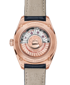 Alternative view of Omega CONSTELLATION GLOBEMASTER 41 mm, Sedna™ gold on leather strap 130.53.41.22.03.001