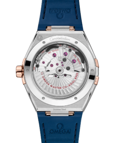 Alternative view of Omega CONSTELLATION 41 mm, steel ‑ Sedna™ gold on leather strap 131.23.41.21.03.001