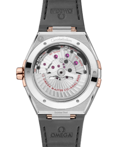 Alternative view of Omega CONSTELLATION 41 mm, steel ‑ Sedna™ gold on leather strap 131.23.41.21.06.001