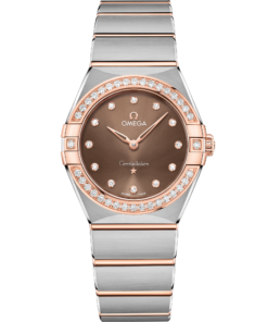 Omega CONSTELLATION 28 mm, steel ‑ Sedna™ gold on steel ‑ Sedna™ gold 131.25.28.60.63.001