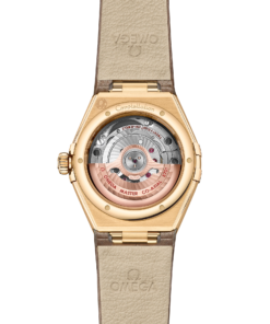 Alternative view of Omega CONSTELLATION 29 mm, yellow gold on leather strap 131.58.29.20.52.001