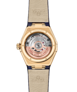 Alternative view of Omega CONSTELLATION 29 mm, yellow gold on leather strap 131.58.29.20.53.001