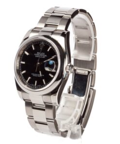 Alternative view of HandMade 36MM Rolex Datejust 116200 Black Dial