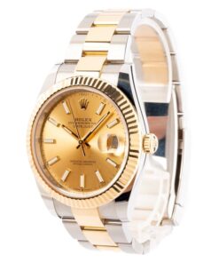 Alternative view of HandMade The Rolex Datejust 126333 Champagne Two Tone Oyster