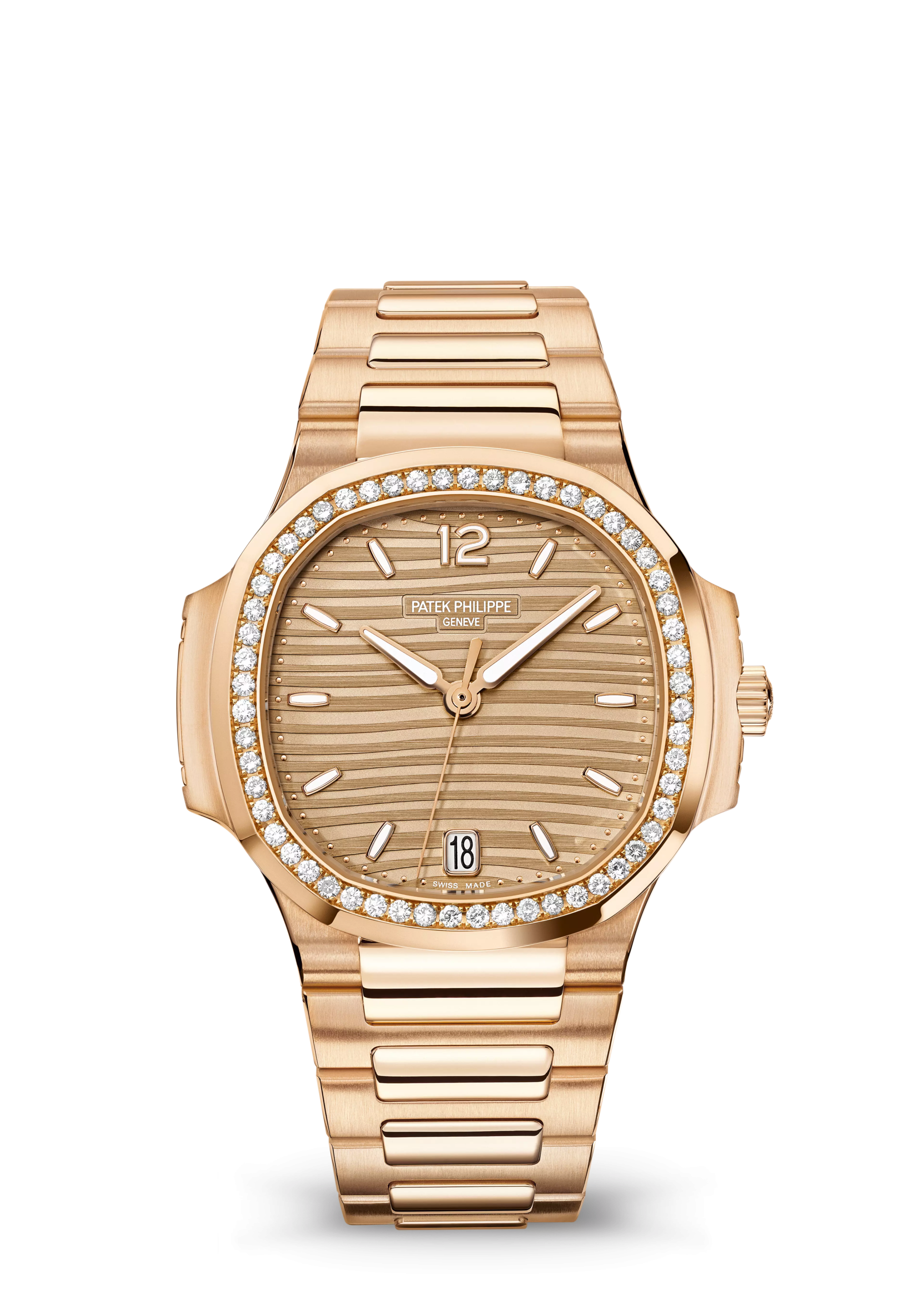 DATE. SWEEP SECONDS. Rose gold 7118/1200R-010