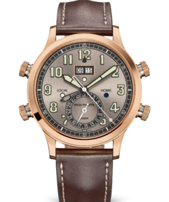 ALARM TRAVEL TIME Rose gold and white gold 5520RG-001