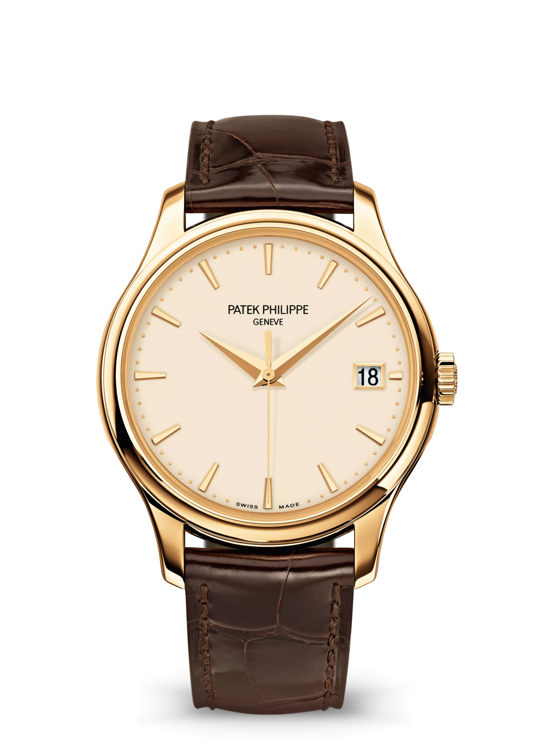 DATE. SWEEP SECONDS. Yellow gold 5227J-001