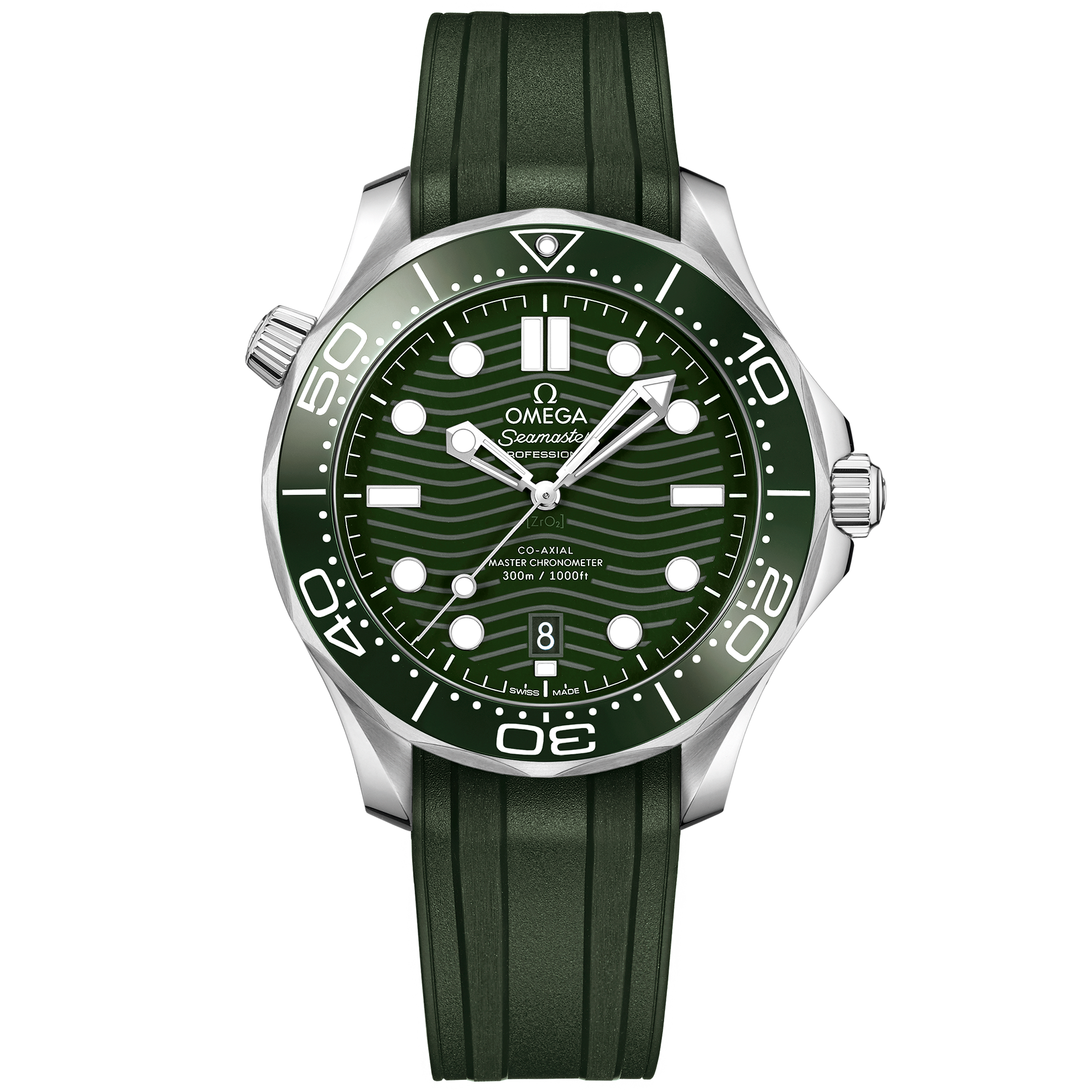 Omega SEAMASTER DIVER 300M 42 mm, steel on rubber strap 210.32.42.20.10.001