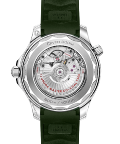 Alternative view of Omega SEAMASTER DIVER 300M 42 mm, steel on rubber strap 210.32.42.20.10.001