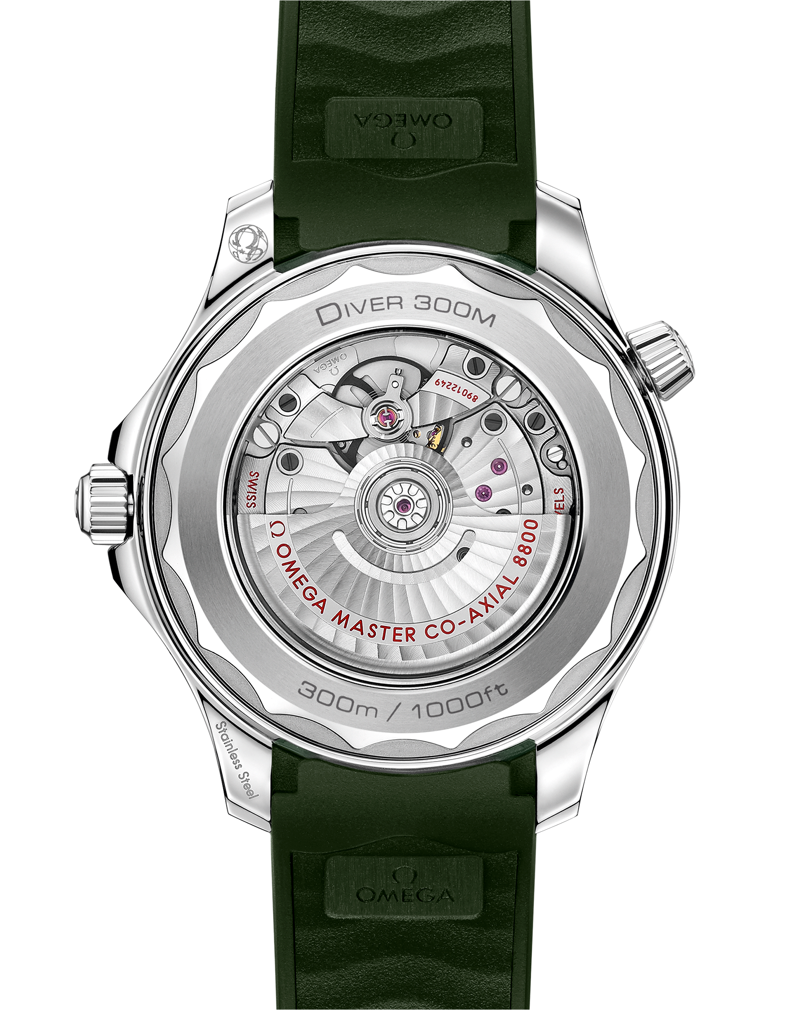 Omega SEAMASTER DIVER 300M 42 mm, steel on rubber strap 210.32.42.20.10.001 - Image 2