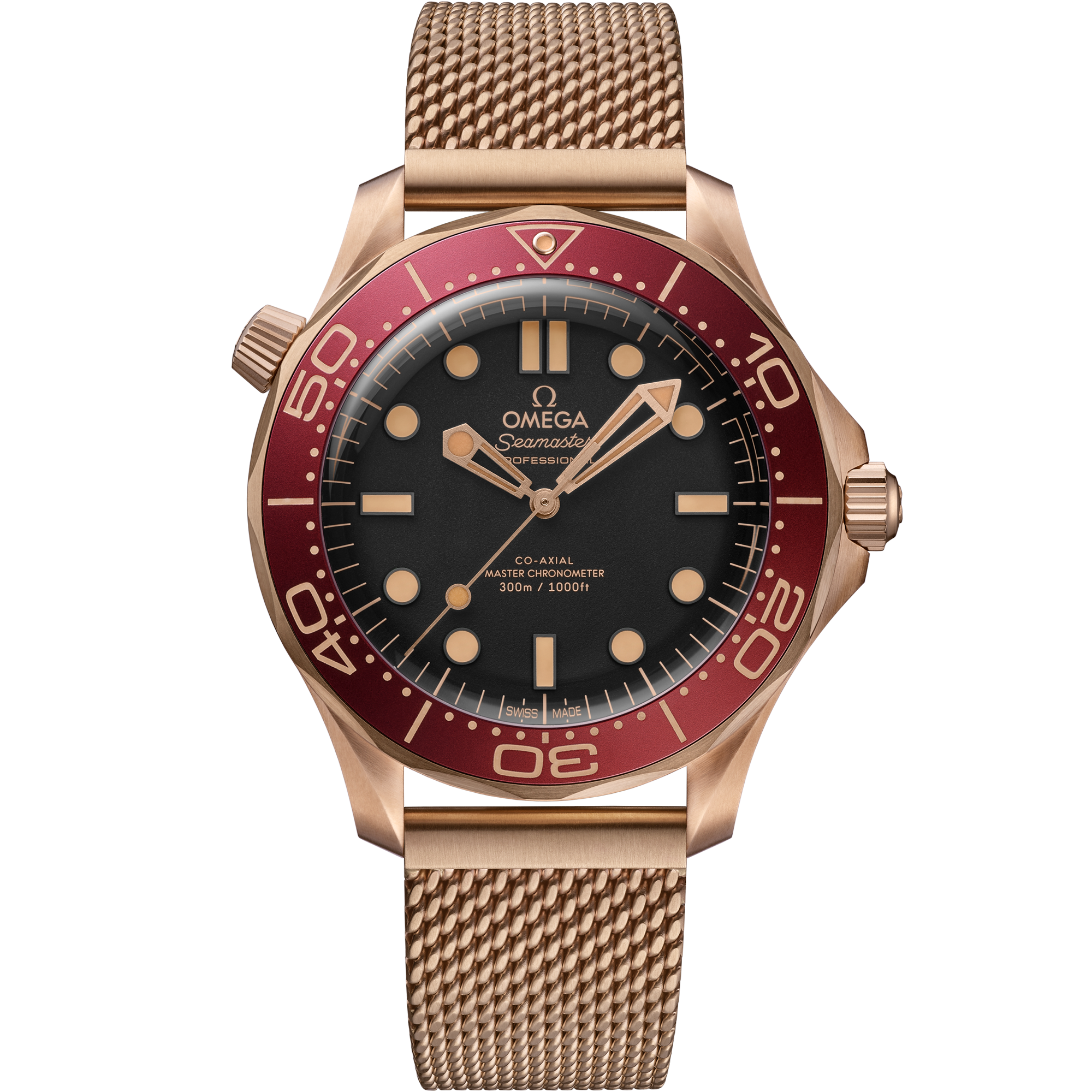 Omega SEAMASTER DIVER 300M 42 mm, Bronze gold on Bronze gold 210.90.42.20.01.003