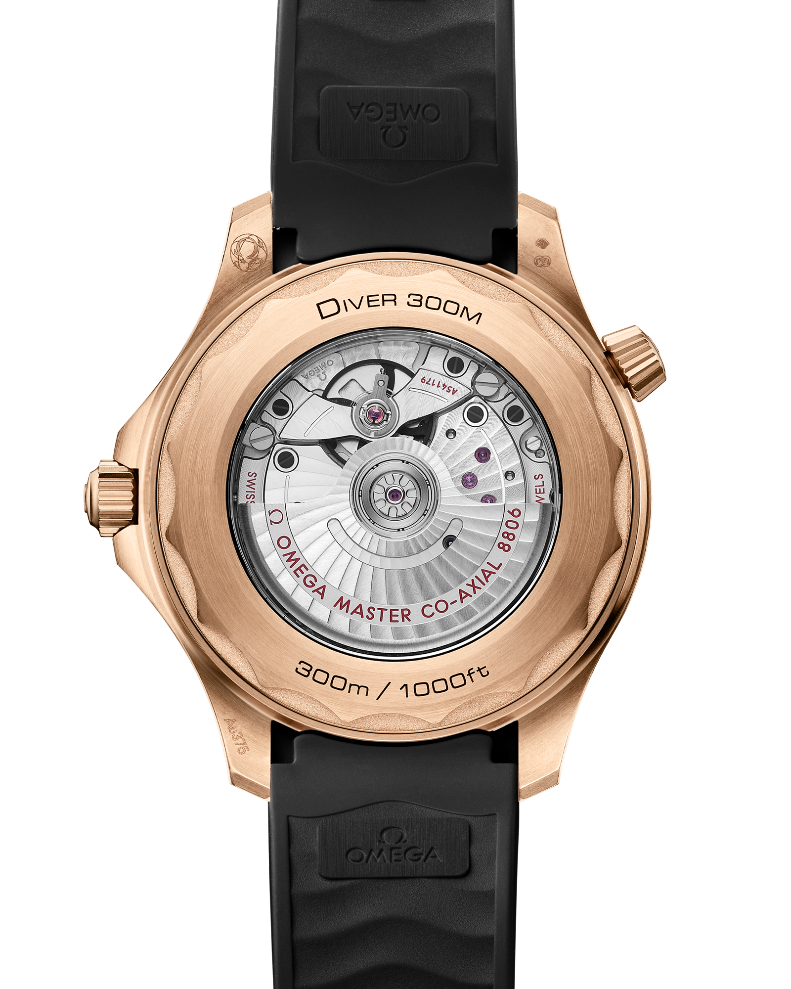 Omega SEAMASTER DIVER 300M 42 mm, Bronze gold on rubber strap 210.92.42.20.01.003 - Image 2
