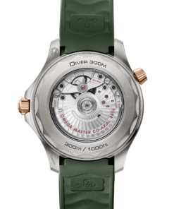 Alternative view of Omega SEAMASTER DIVER 300M 42 mm, titanium ‑ Bronze gold on rubber strap 210.92.42.20.10.001