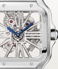 Alternative view of SANTOS DE CARTIER SKELETON WATCH
