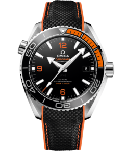 Omega SEAMASTER PLANET OCEAN 600M 43.5 mm, steel on rubber strap 215.32.44.21.01.001