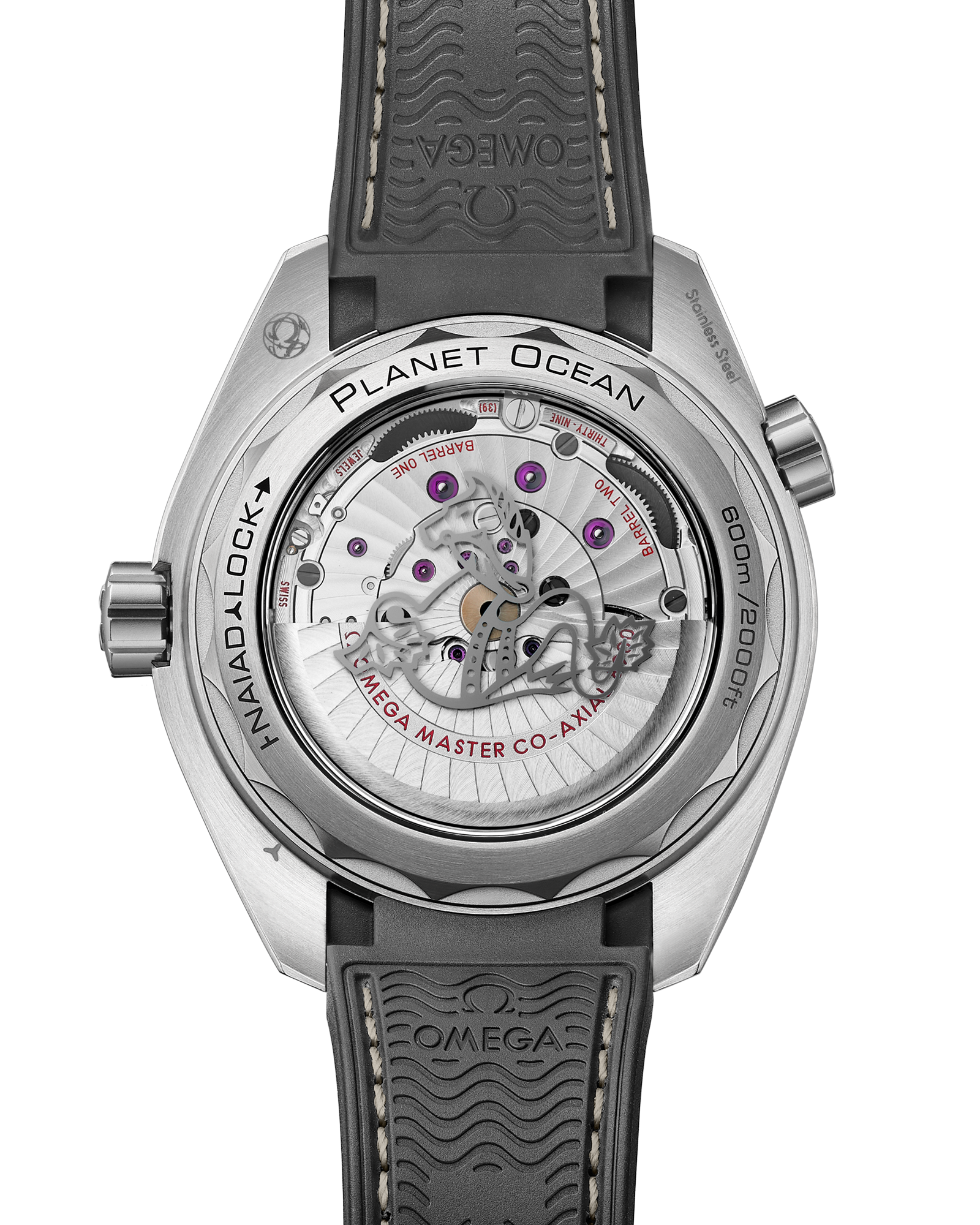 Omega SEAMASTER PLANET OCEAN 600M 43.5 mm, steel on rubber strap 215.32.44.21.01.002 - Image 2