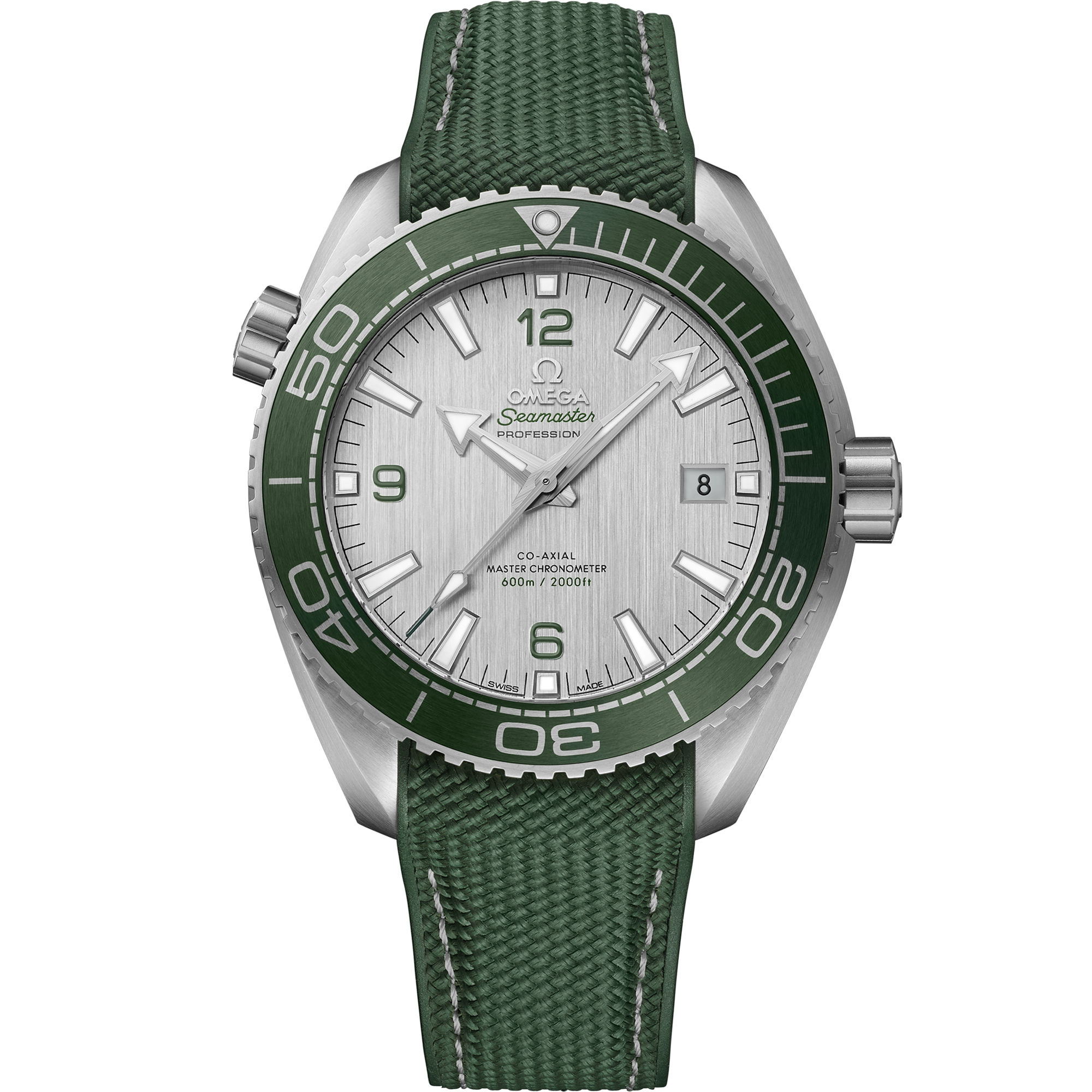 Omega SEAMASTER PLANET OCEAN 600M 43.5 mm, steel on rubber strap 215.32.44.21.06.001