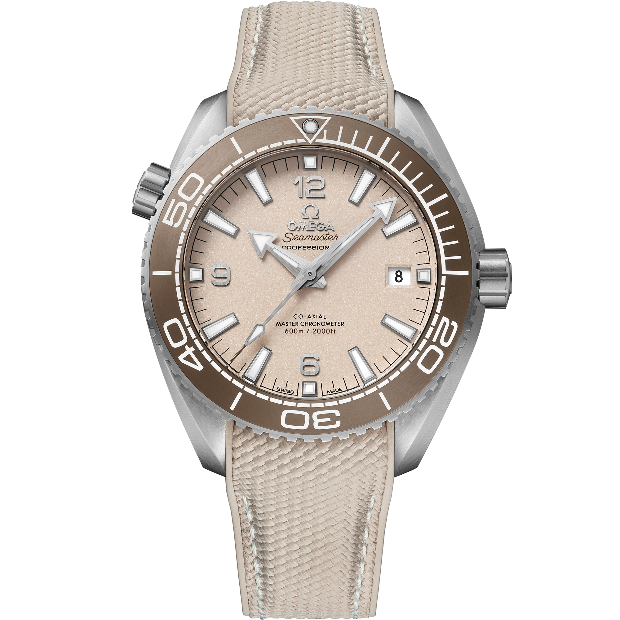 Omega SEAMASTER PLANET OCEAN 600M 43.5 mm, steel on rubber strap 215.32.44.21.09.001