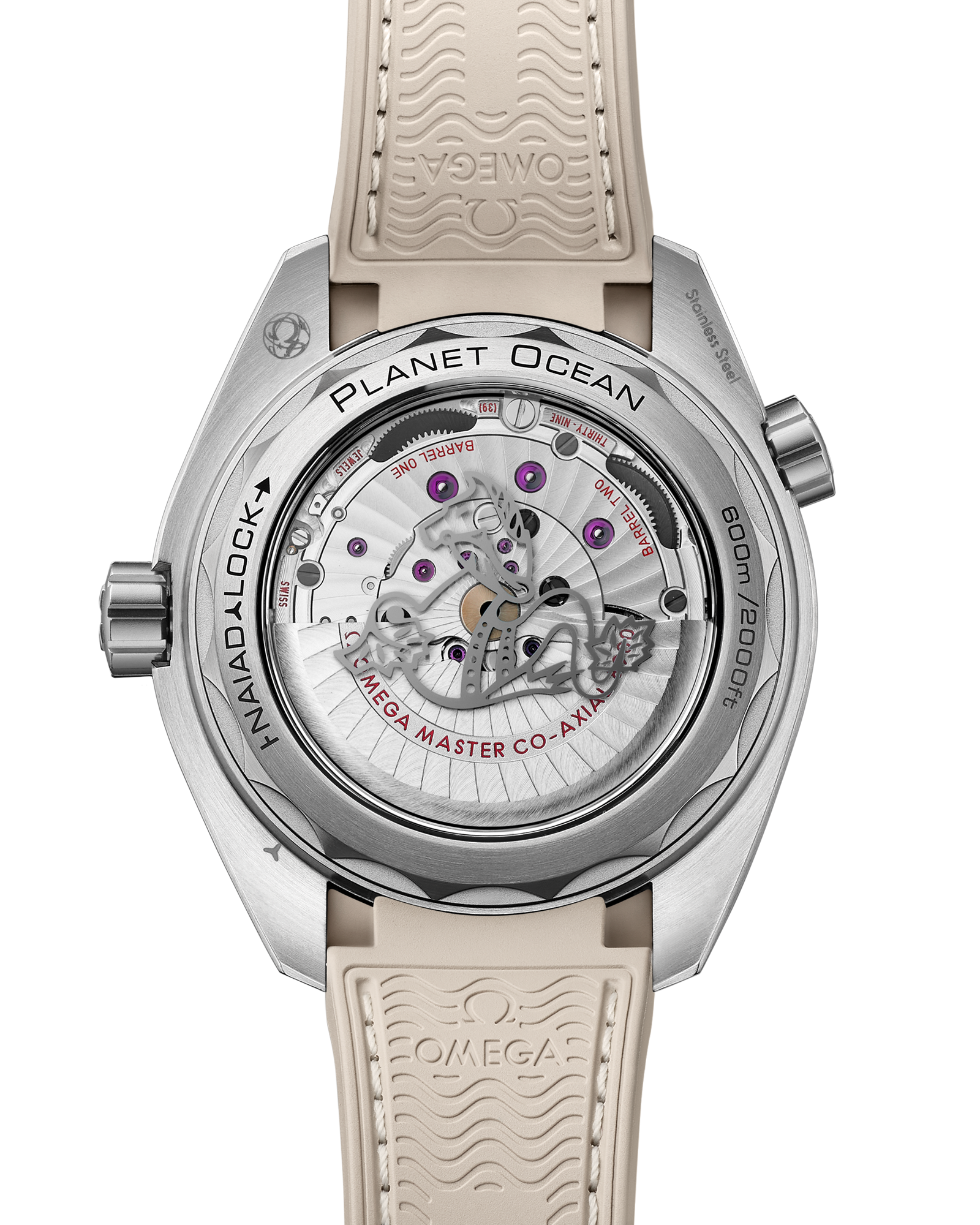 Omega SEAMASTER PLANET OCEAN 600M 43.5 mm, steel on rubber strap 215.32.44.21.09.001 - Image 2
