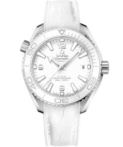 Omega SEAMASTER PLANET OCEAN 600M 39.5 mm, steel on leather strap 215.33.40.20.04.001