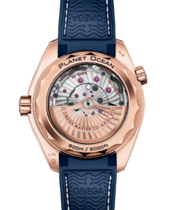 Alternative view of Omega SEAMASTER PLANET OCEAN 600M 43.5 mm, Sedna™ gold on leather strap with rubber lining 215.63.44.21.03.001