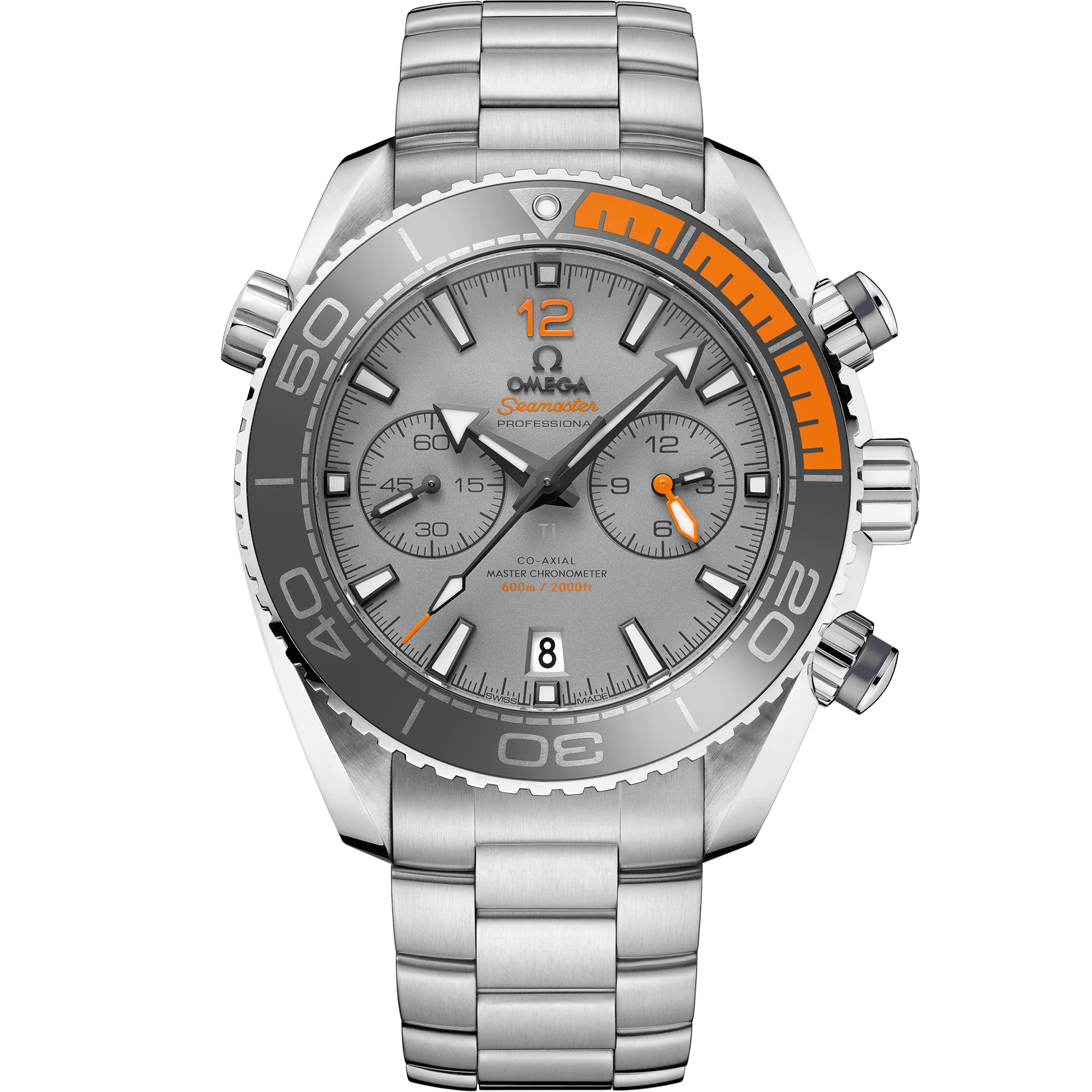 Omega SEAMASTER PLANET OCEAN 600M 45.5 mm, titanium on titanium 215.90.46.51.99.001