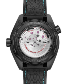 Alternative view of Omega SEAMASTER PLANET OCEAN 600M 45.5 mm, black ceramic on rubber strap 215.92.46.22.01.006