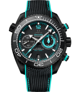 Omega SEAMASTER PLANET OCEAN 600M 45.5 mm, black ceramic on rubber strap 215.92.46.51.01.003