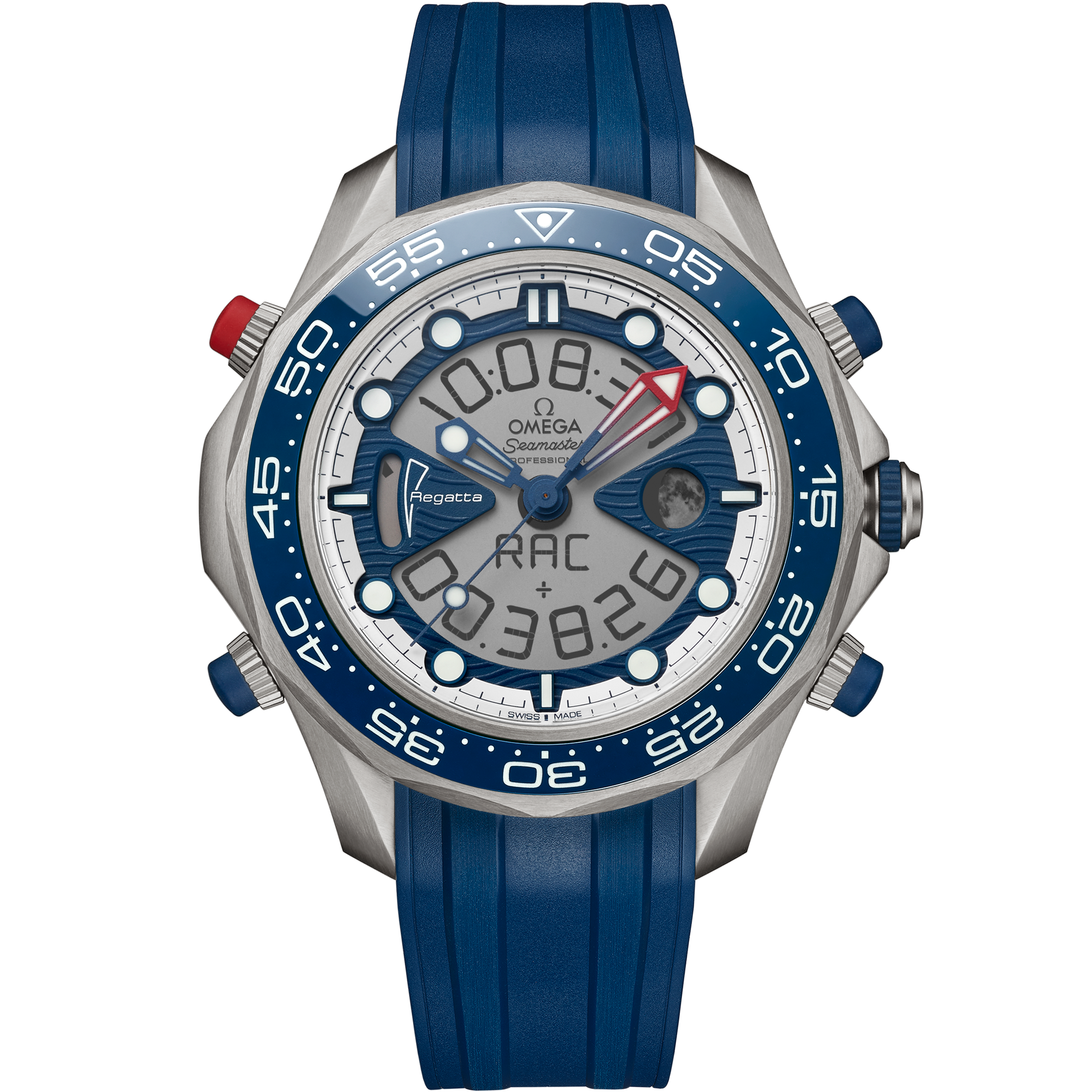 Omega SEAMASTER REGATTA 46.75 mm, titanium on rubber strap 216.92.46.79.10.001