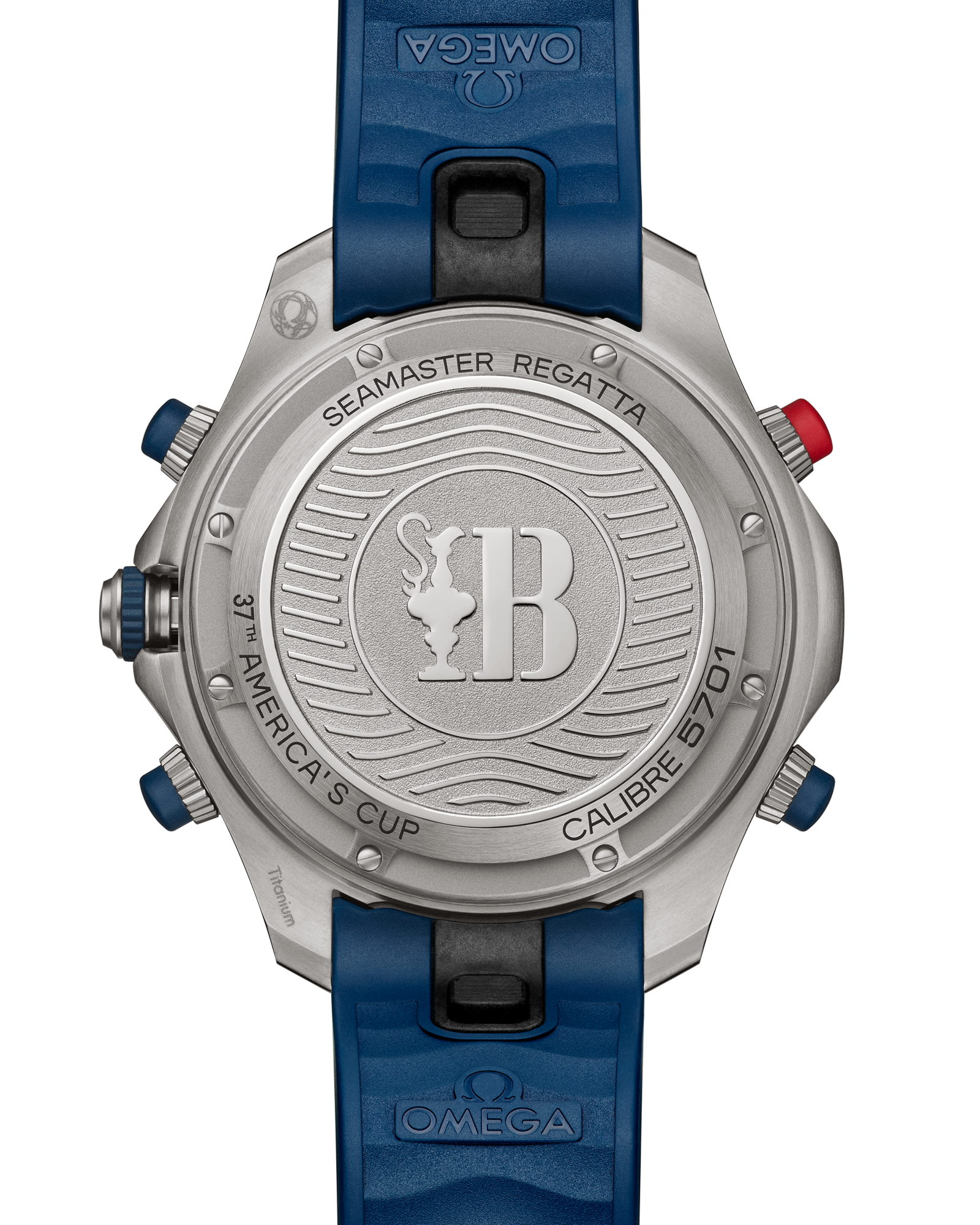 Omega SEAMASTER REGATTA 46.75 mm, titanium on rubber strap 216.92.46.79.10.001 - Image 2