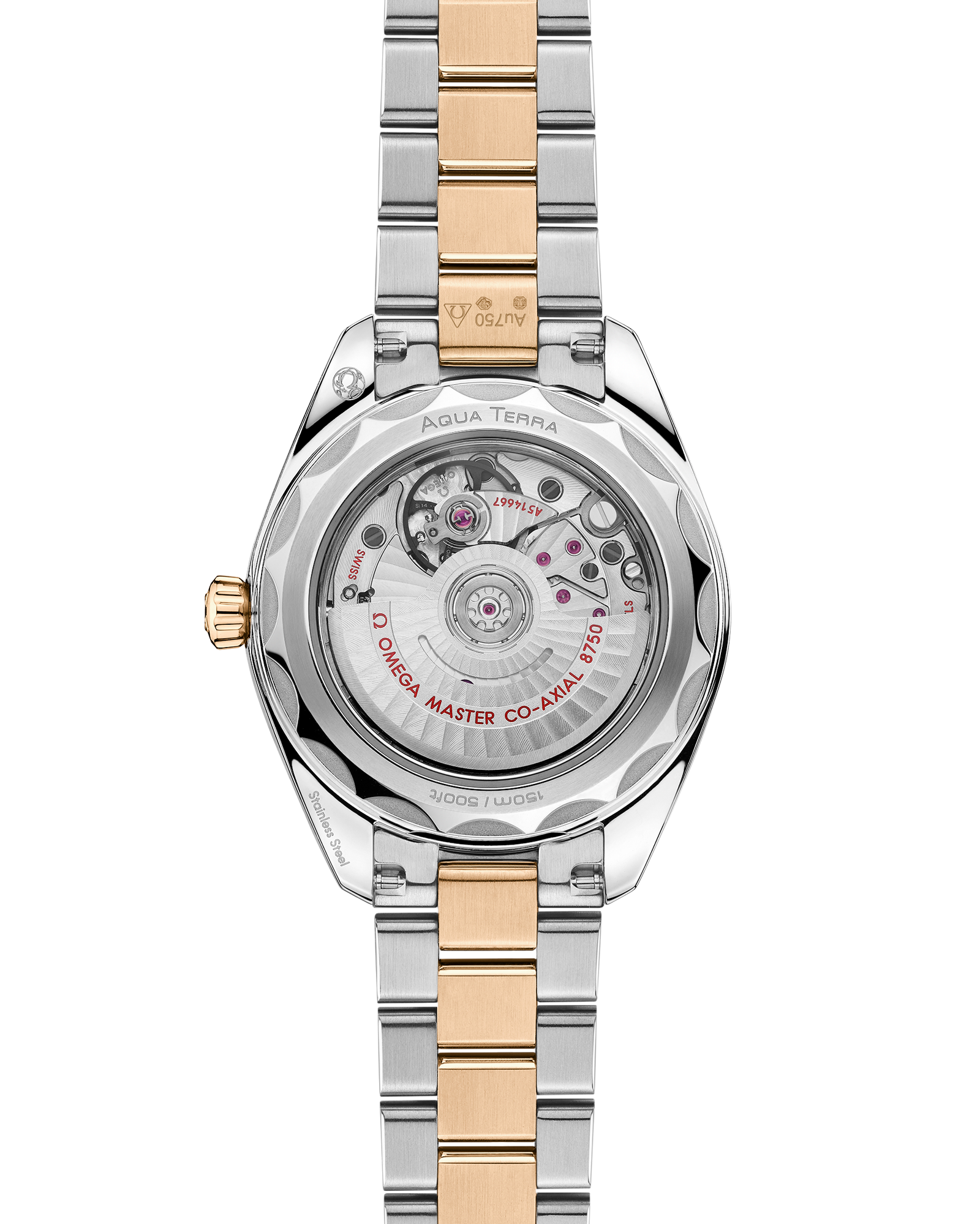 Omega SEAMASTER AQUA TERRA 150M 30 mm, steel ‑ Moonshine™ gold on steel ‑ Moonshine™ gold 220.20.30.20.02.001 - Image 2