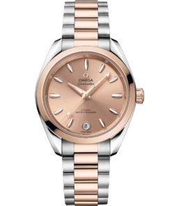 Omega SEAMASTER AQUA TERRA SHADES 34 mm, steel ‑ Sedna™ gold on steel ‑ Sedna™ gold 220.20.34.20.10.001