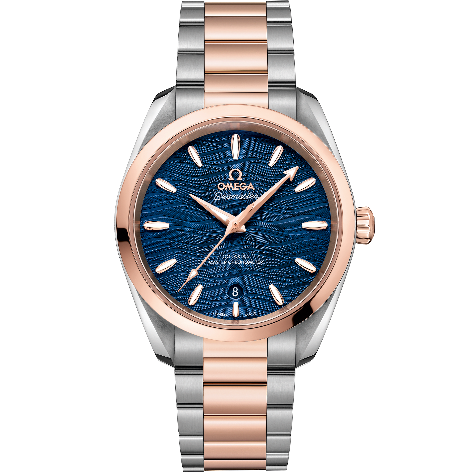Omega SEAMASTER AQUA TERRA 150M 38 mm, steel ‑ Sedna™ gold on steel ‑ Sedna™ gold 220.20.38.20.03.001