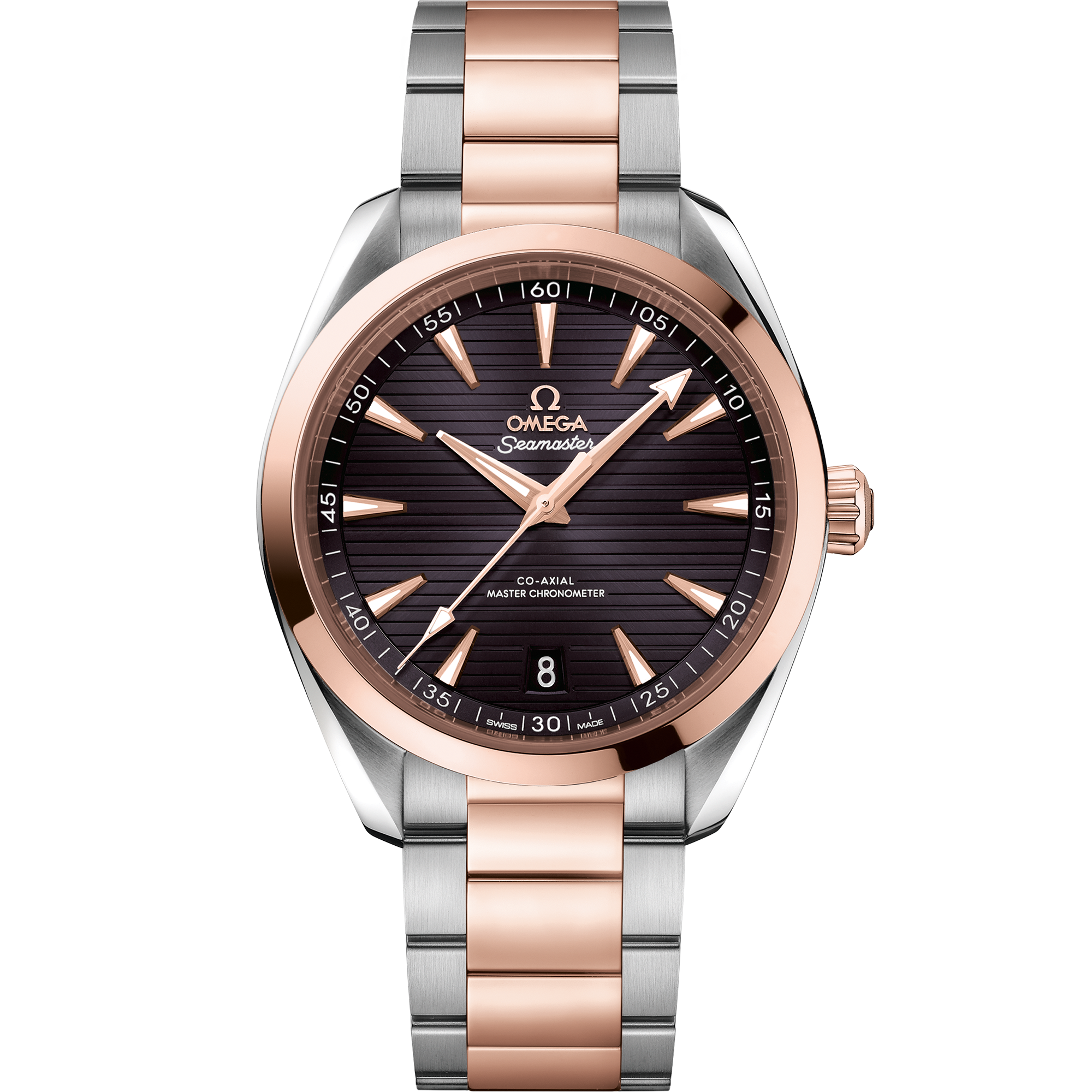 Omega SEAMASTER AQUA TERRA 150M 41 mm, steel ‑ Sedna™ gold on steel ‑ Sedna™ gold 220.20.41.21.06.001