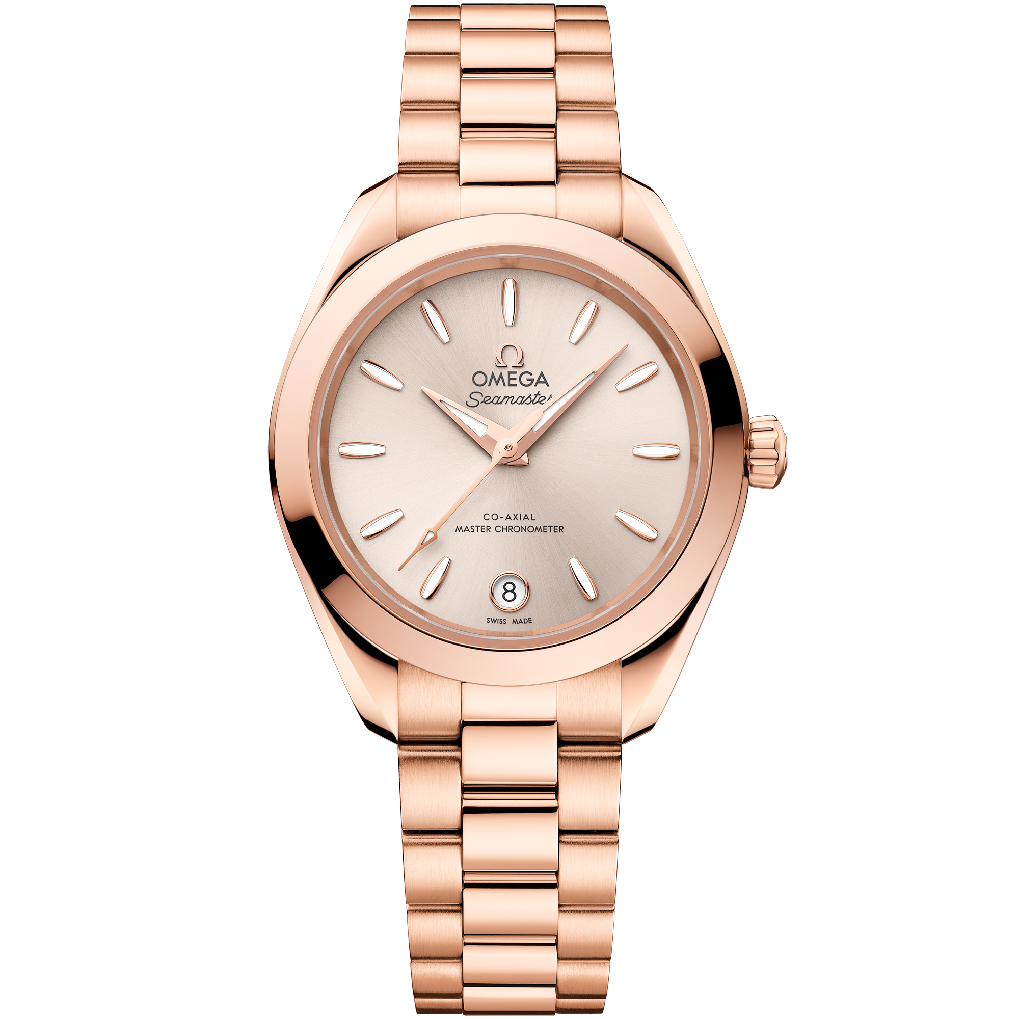 Omega SEAMASTER AQUA TERRA 150M 30 mm, Sedna™ gold on Sedna™ gold 220.50.30.20.09.001