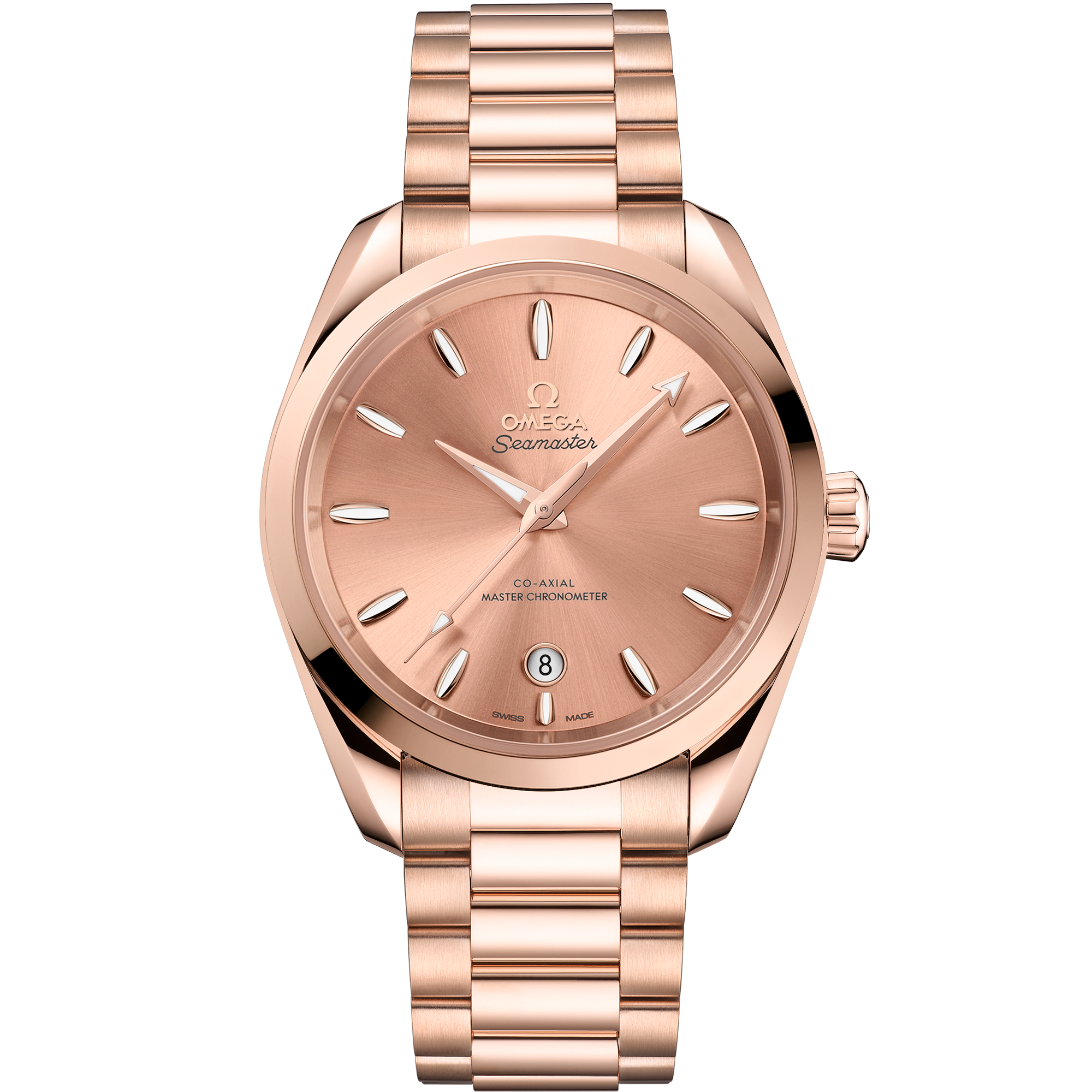 Omega SEAMASTER AQUA TERRA SHADES 38 mm, Sedna™ gold on Sedna™ gold 220.50.38.20.10.001