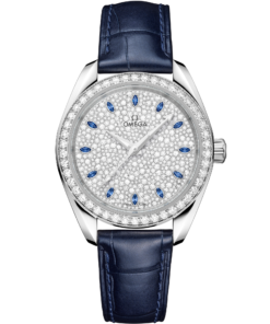 Omega SEAMASTER AQUA TERRA 150M 34 mm, Canopus Gold™ on alligator 220.58.34.20.99.007