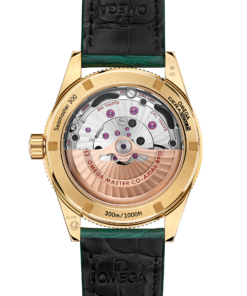 Alternative view of Omega SEAMASTER 300 41 mm, yellow gold on leather strap 234.63.41.21.99.001