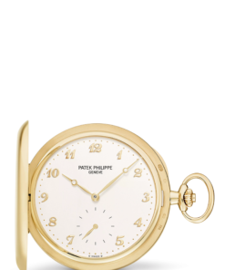 HUNTER-STYLE POCKET WATCH Yellow gold 980J-011