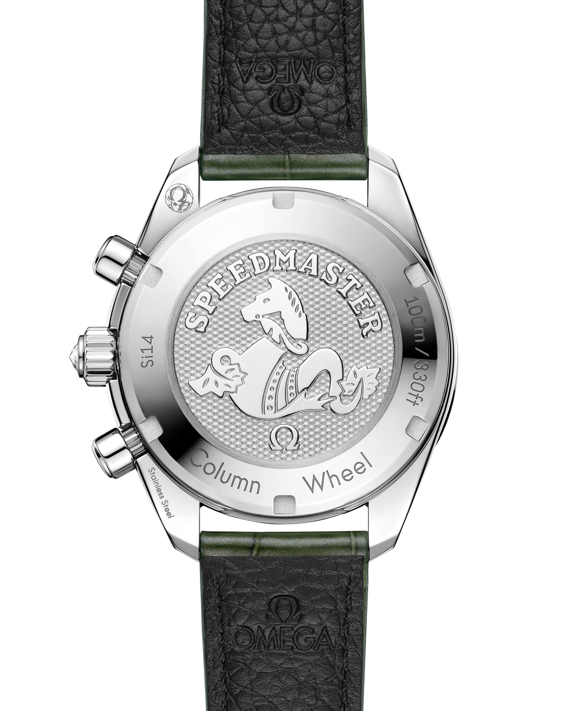Omega SPEEDMASTER 38 38 mm, steel on alligator 324.18.38.50.60.001 - Image 2