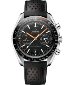 Omega SPEEDMASTER RACING 44.25 mm, steel on leather strap 329.32.44.51.01.001