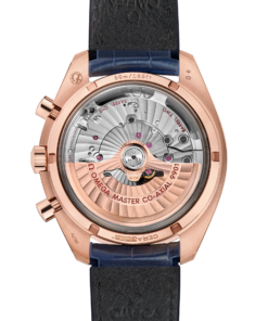 Alternative view of Omega SPEEDMASTER RACING 44.25 mm, Sedna™ gold on leather strap 329.53.44.51.03.001