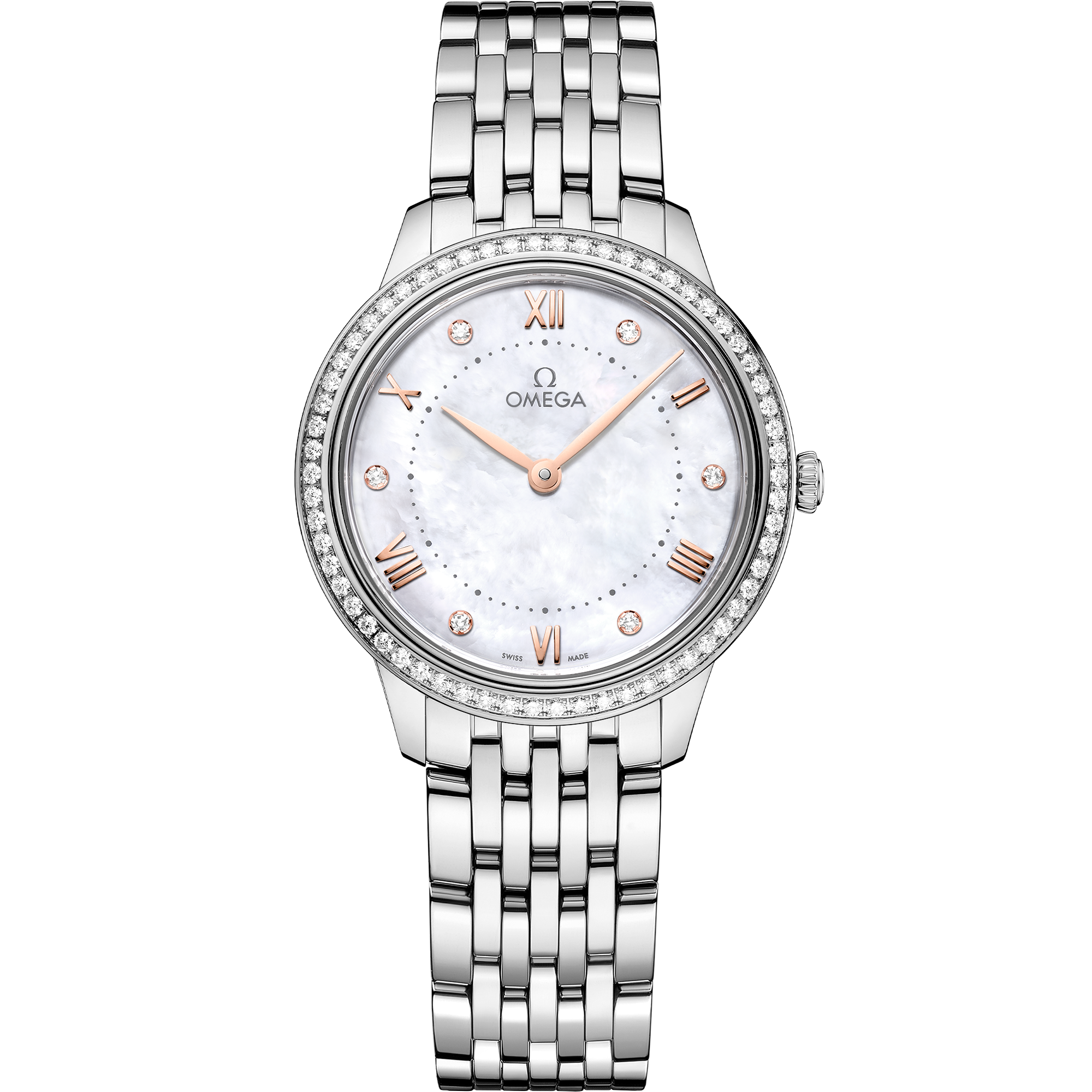 Omega DE VILLE PRESTIGE 30 mm, steel on steel 434.15.30.60.55.001