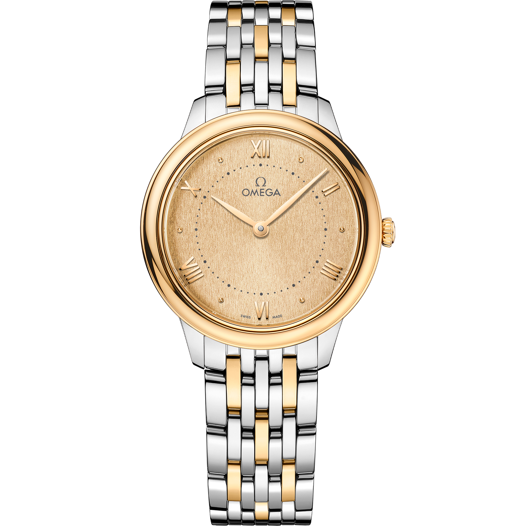 Omega DE VILLE PRESTIGE 30 mm, steel ‑ yellow gold on steel ‑ yellow gold 434.20.30.60.08.001
