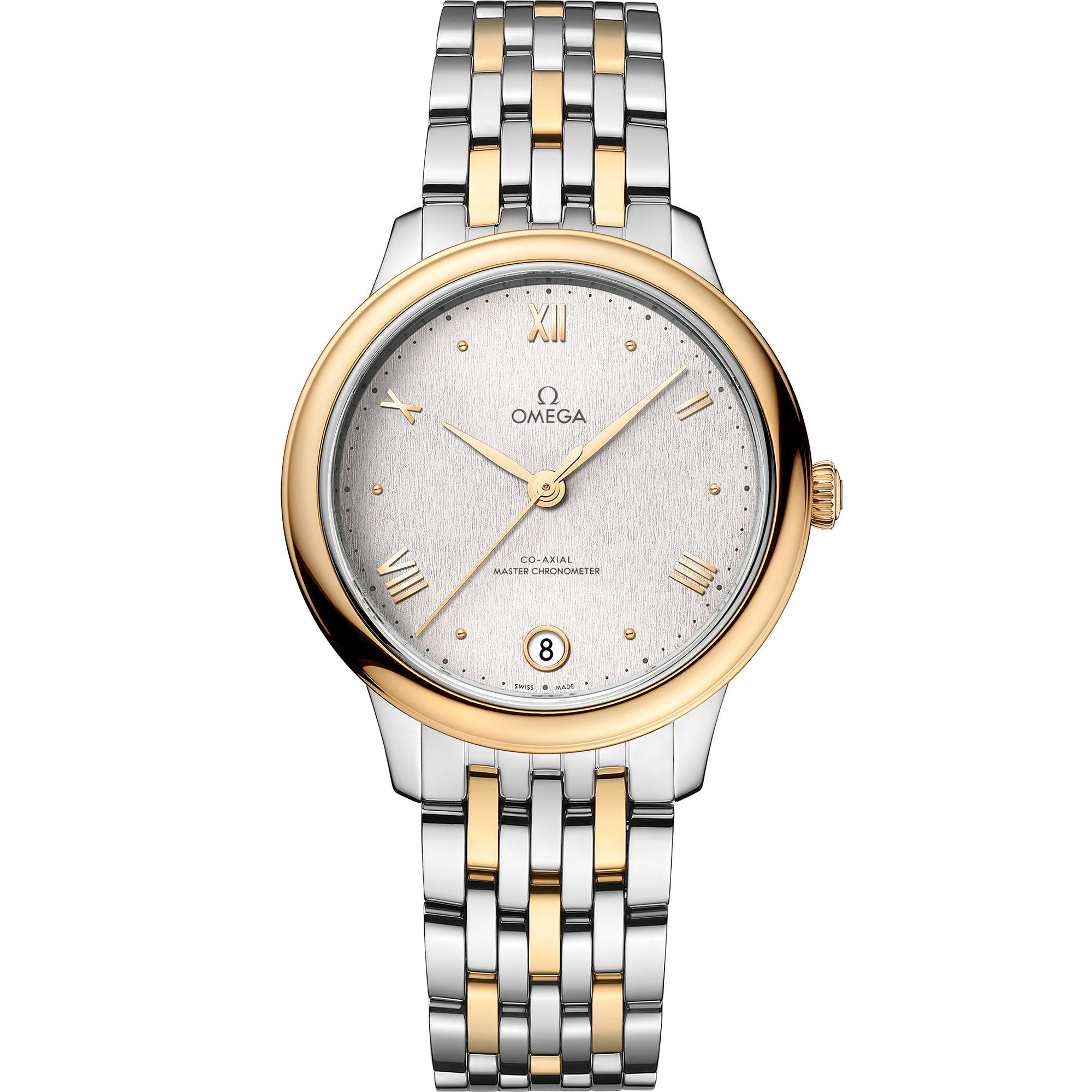Omega DE VILLE PRESTIGE 34 mm, steel ‑ yellow gold on steel ‑ yellow gold 434.20.34.20.02.002