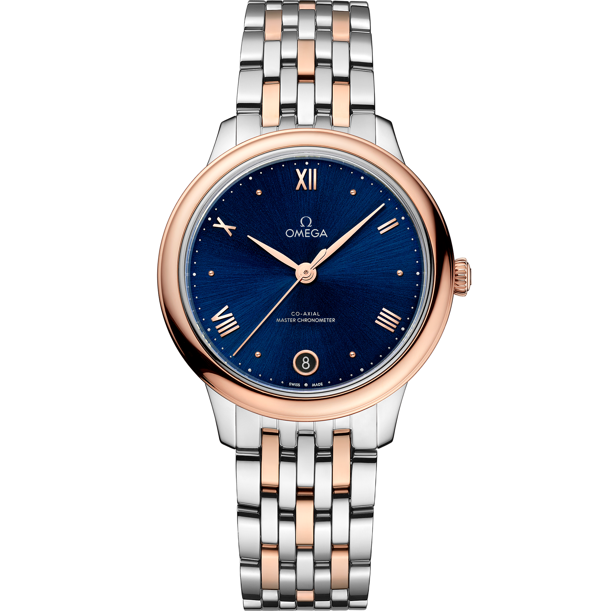 Omega DE VILLE PRESTIGE 34 mm, steel ‑ Sedna™ gold on steel ‑ Sedna™ gold 434.20.34.20.03.001