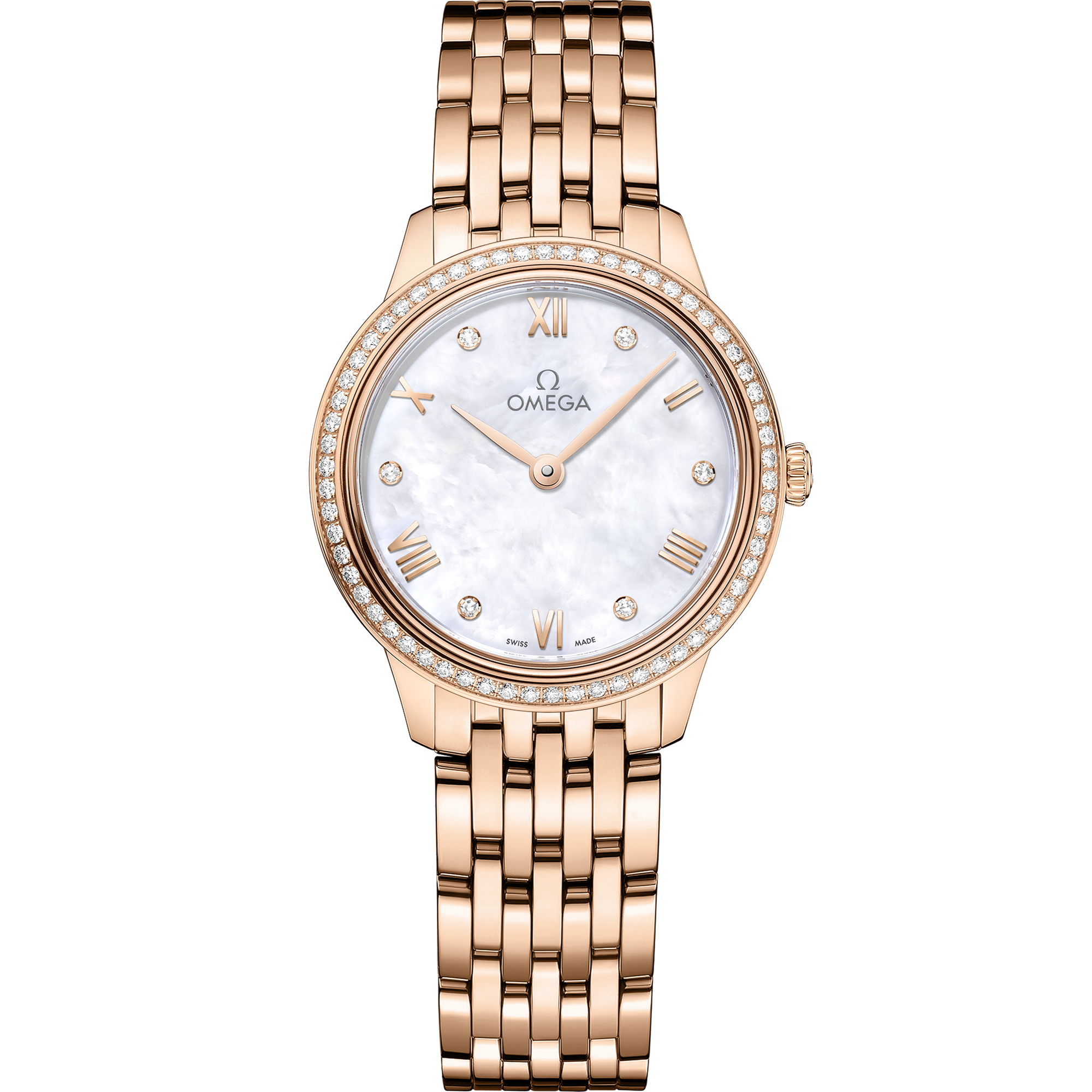 Omega DE VILLE PRESTIGE 27.5 mm, Sedna™ gold on Sedna™ gold 434.55.28.60.55.001