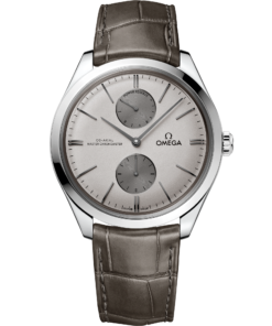 Omega DE VILLE TRÉSOR 40 mm, steel on leather strap 435.13.40.22.06.001