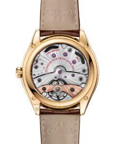 Alternative view of Omega DE VILLE TRÉSOR 40 mm, yellow gold on leather strap 435.53.40.21.09.001